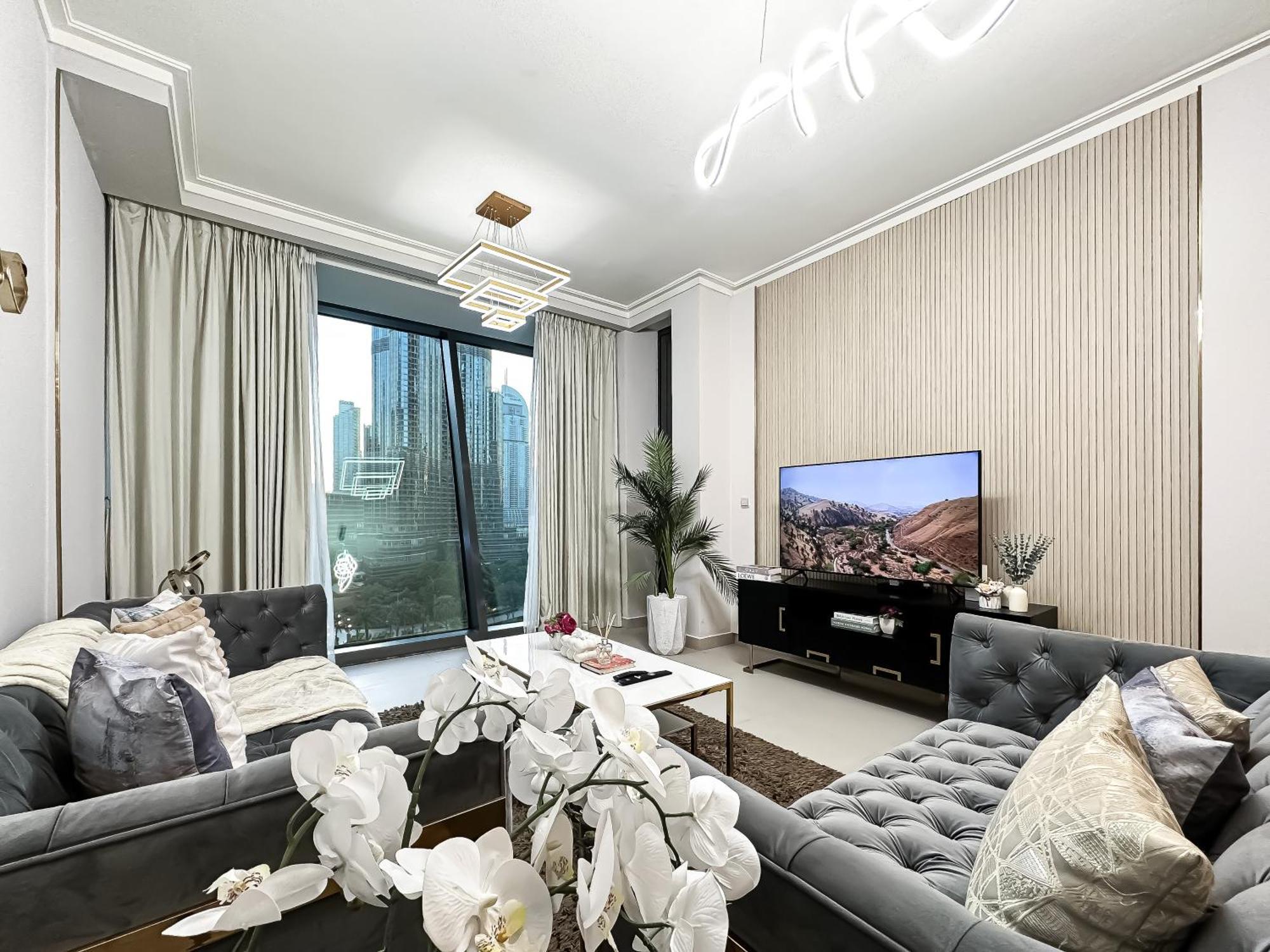 Urban Luxury 2Br With Spectacular Burj Khalifa View Διαμέρισμα Ντουμπάι Εξωτερικό φωτογραφία