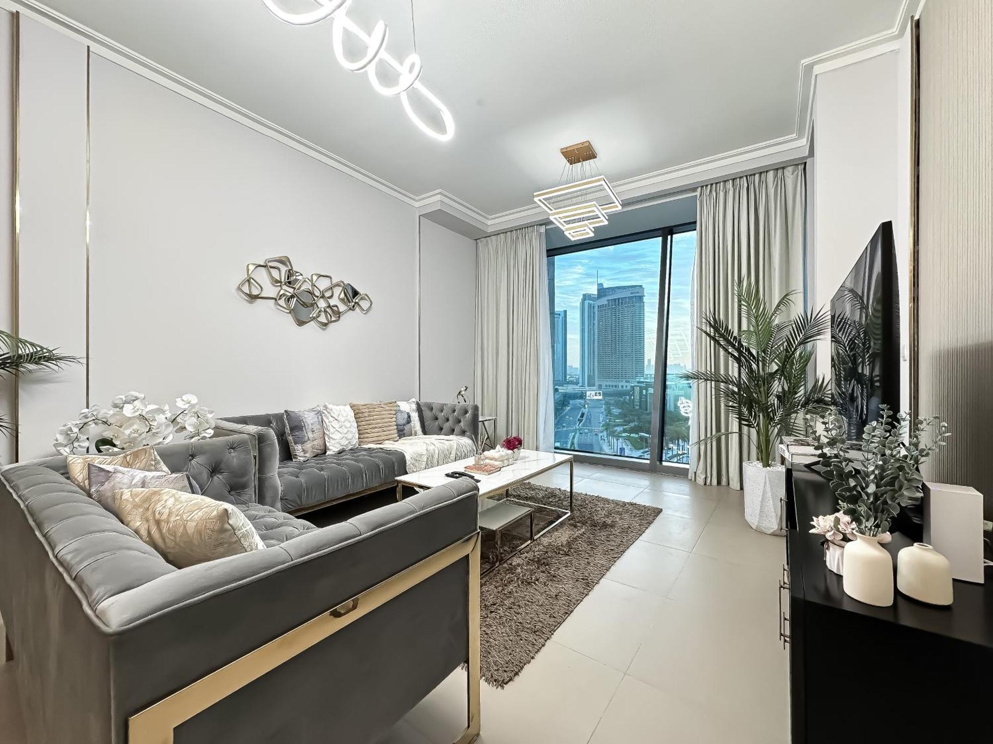 Urban Luxury 2Br With Spectacular Burj Khalifa View Διαμέρισμα Ντουμπάι Εξωτερικό φωτογραφία