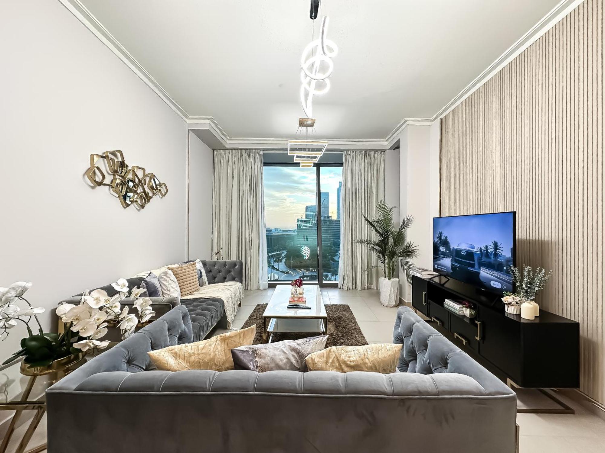 Urban Luxury 2Br With Spectacular Burj Khalifa View Διαμέρισμα Ντουμπάι Εξωτερικό φωτογραφία